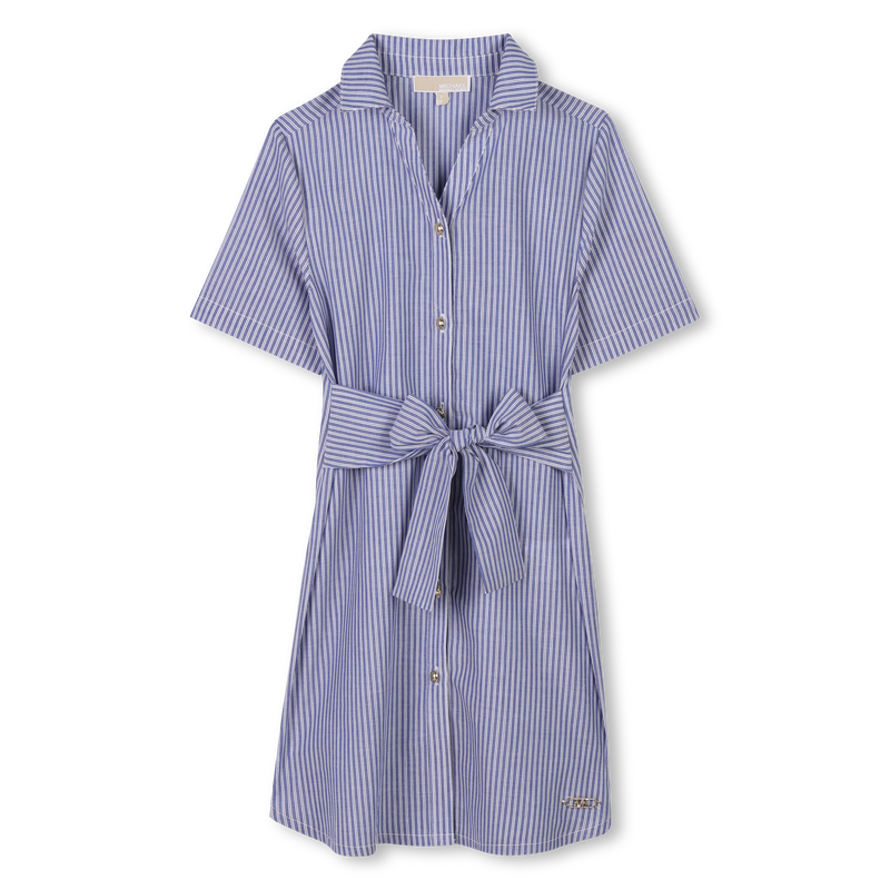 Short-sleeved shirt dress MICHAEL KORS 
                    GIRL
