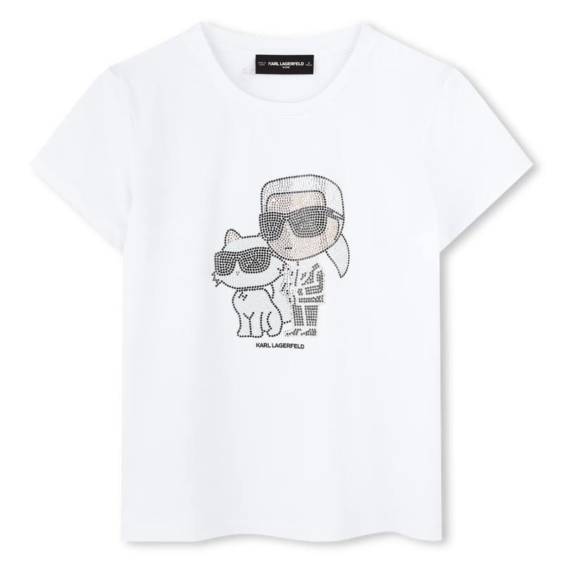 Short-sleeved T-shirt KARL LAGERFELD KIDS 
                    GIRL