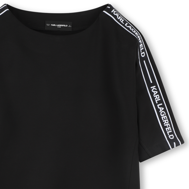 Short-sleeved dress KARL LAGERFELD KIDS 
                    GIRL