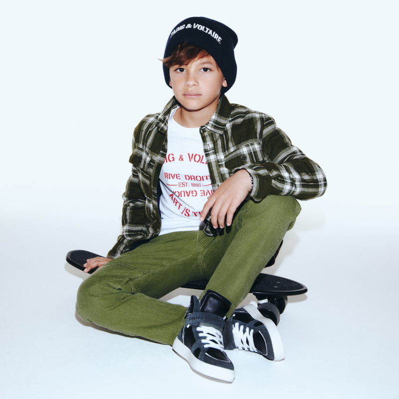 Velcro Leather Sneakers ZADIG & VOLTAIRE 
                    BOY