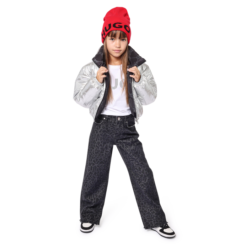 Reversible Cropped Puffer HUGO 
                    GIRL