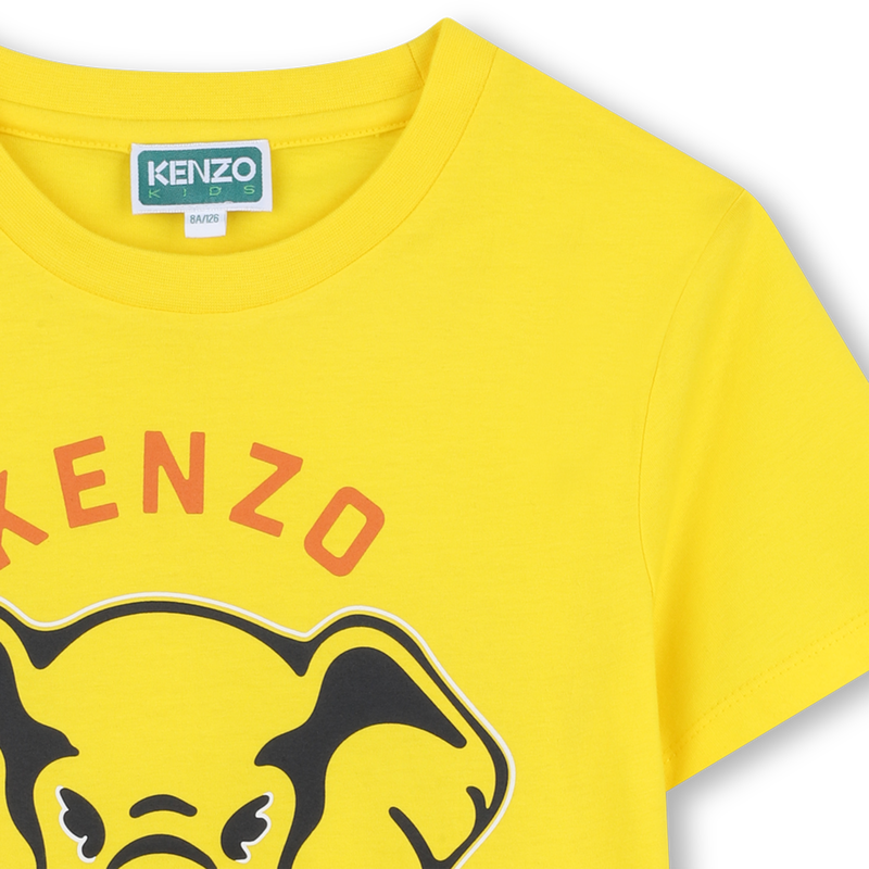 Short-sleeved cotton T-shirt KENZO KIDS 
                    UNISEX