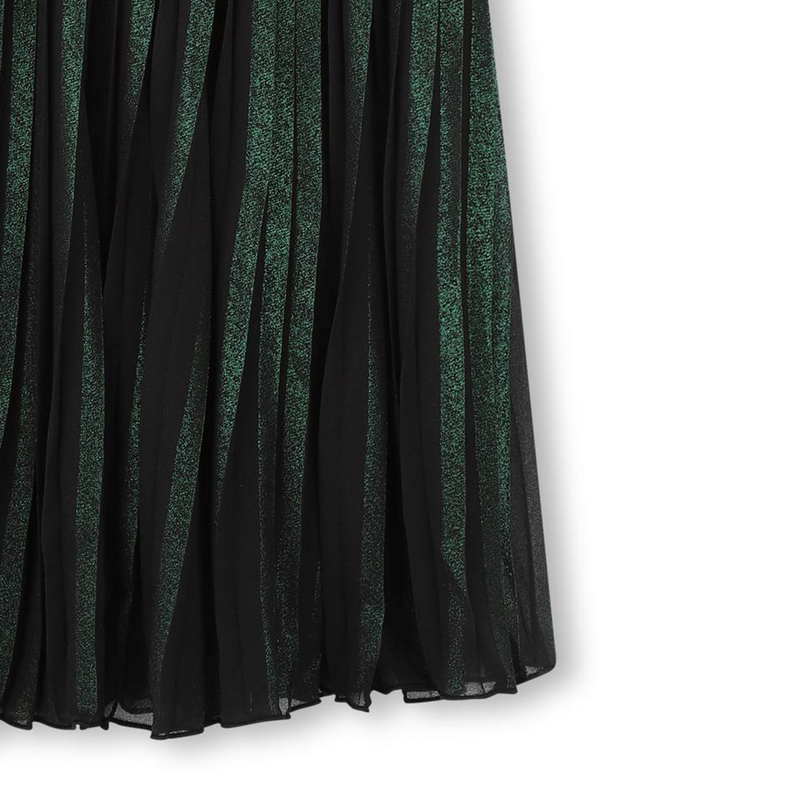 Pleated Iridescent Midi Skirt KARL LAGERFELD KIDS 
                    GIRL