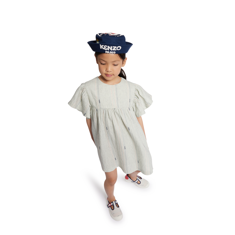 Canvas buckled sneakers KENZO KIDS 
                    UNISEX