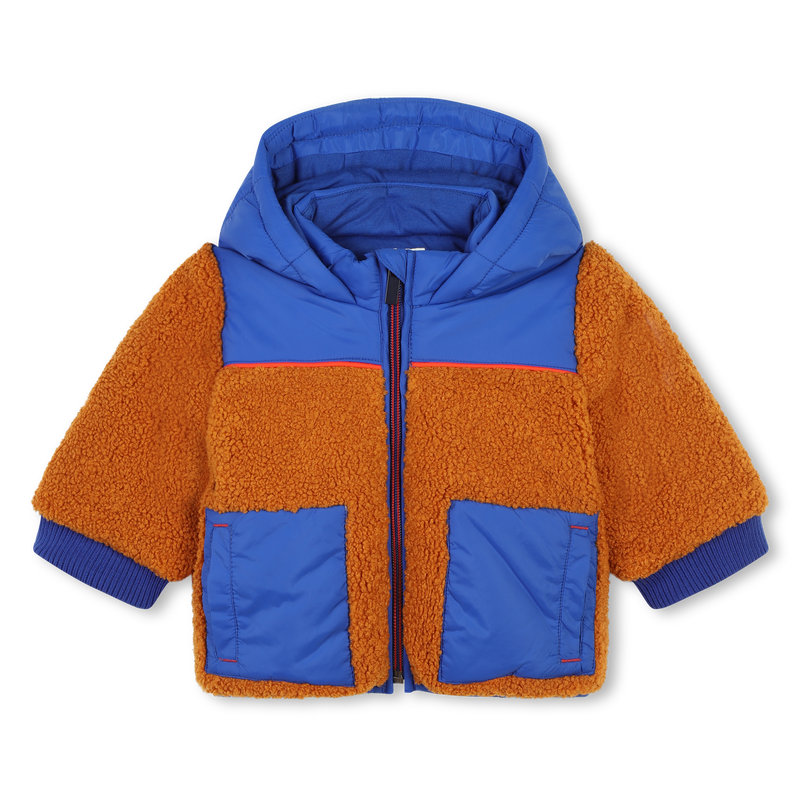 Two-Tone Bi-Material Coat CARREMENT BEAU 
                    BOY