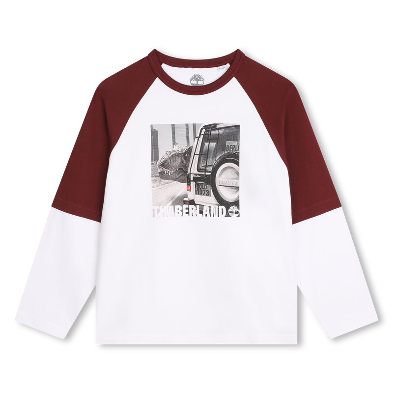 Two-Tone Graphic Print T-Shirt TIMBERLAND 
                    BOY