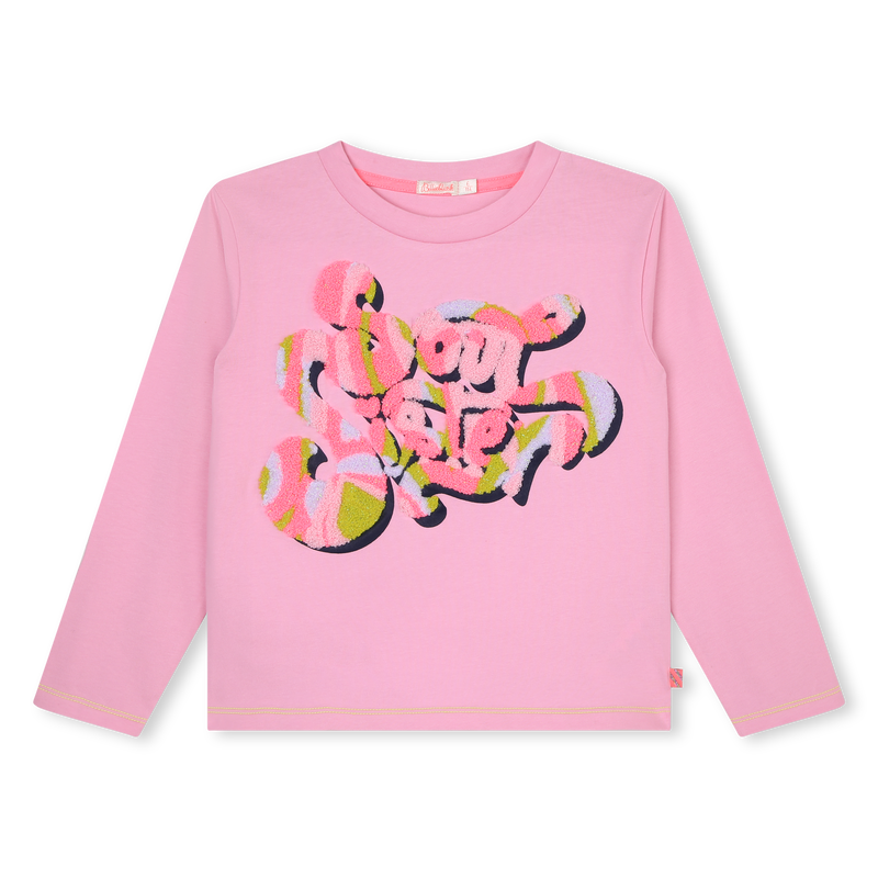 Cotton graphic long-sleeve BILLIEBLUSH 
                    GIRL