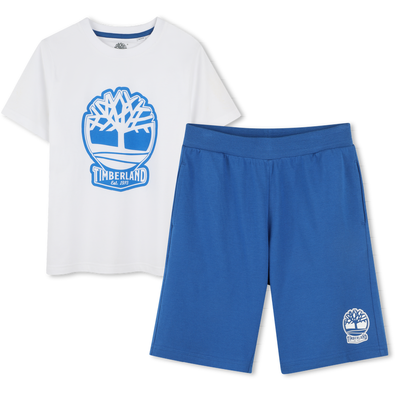Two-piece cotton pajamas TIMBERLAND 
                    BOY