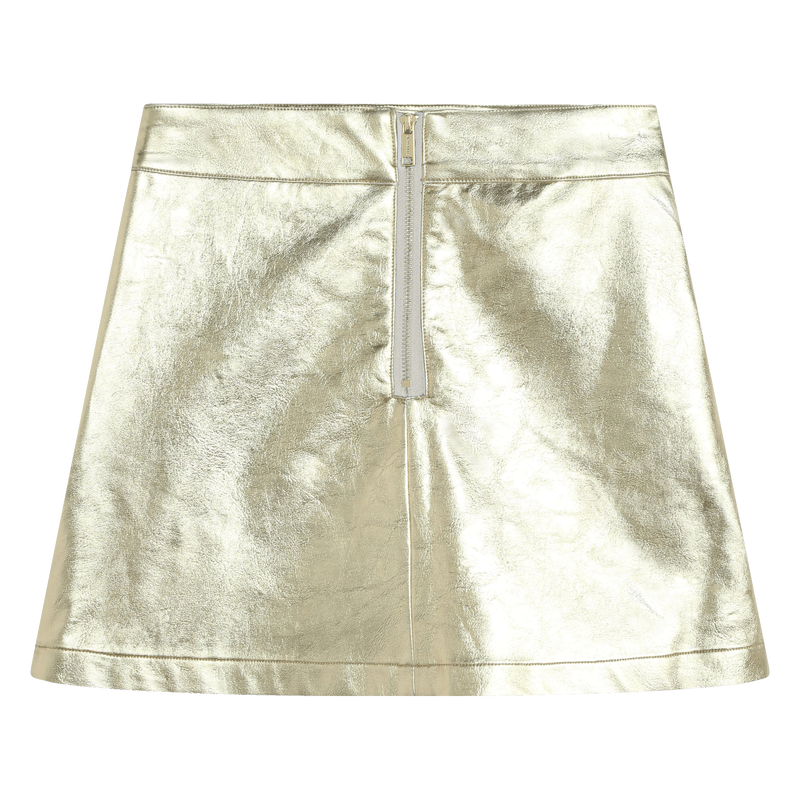 Short Crackle-Effect Skirt MICHAEL KORS 
                    GIRL