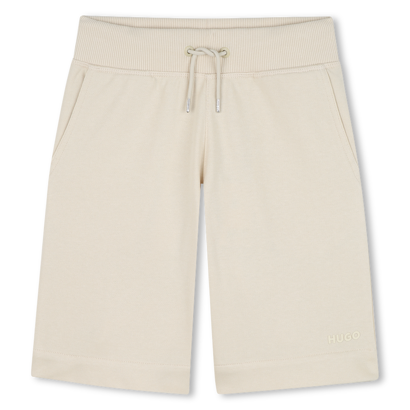 Fleece Bermuda running shorts HUGO 
                    BOY