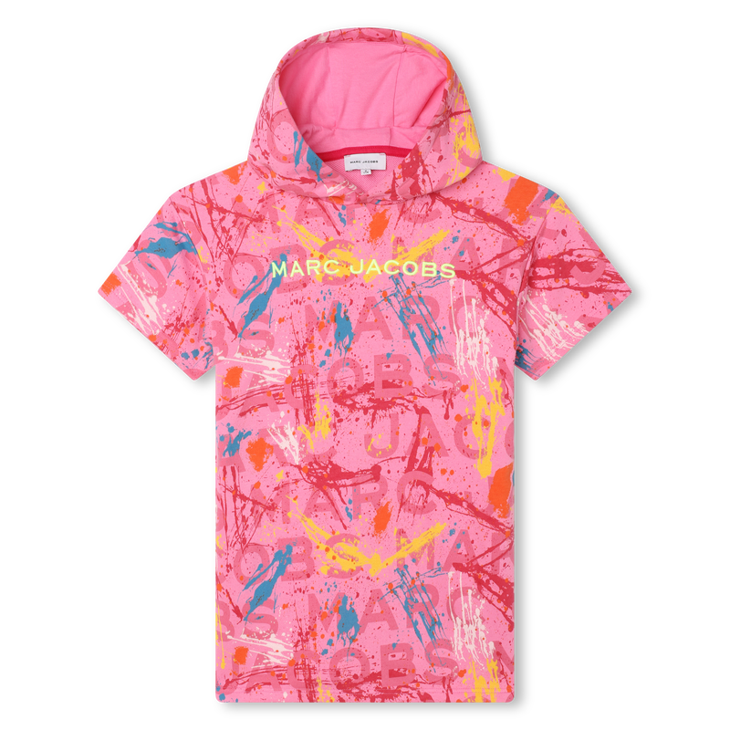 Hooded fleece dress THE MARC JACOBS 
                    GIRL