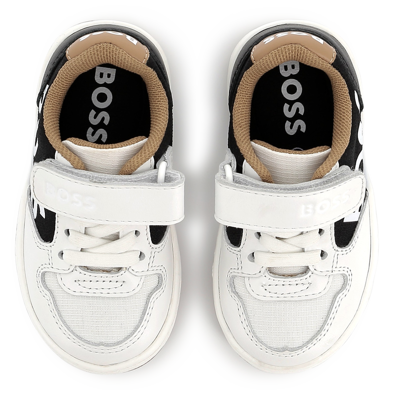 Leather lace-up sneakers BOSS 
                    BOY
