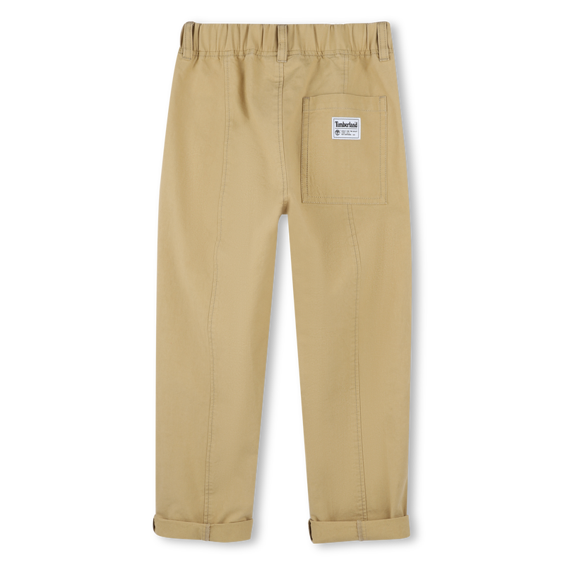 Gabardine cargo trousers TIMBERLAND 
                    BOY