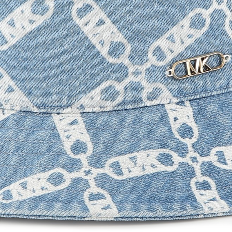 Illustrated denim bucket hat MICHAEL KORS 
                    GIRL