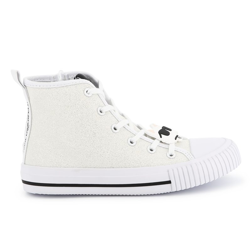 Lace-up high-top sneakers KARL LAGERFELD KIDS 
                    GIRL