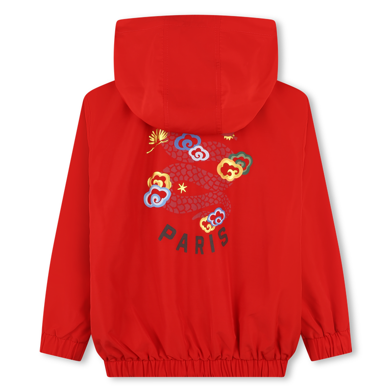 Back-illustrated windbreaker KENZO KIDS 
                    UNISEX