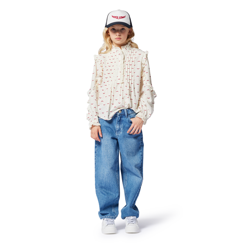 Straight-cut adjustable jeans ZADIG & VOLTAIRE 
                    GIRL