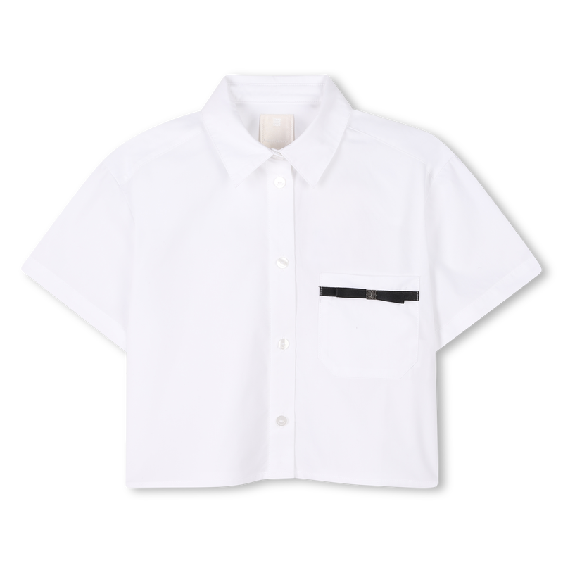 Shirt with decorated pocket GIVENCHY 
                    GIRL