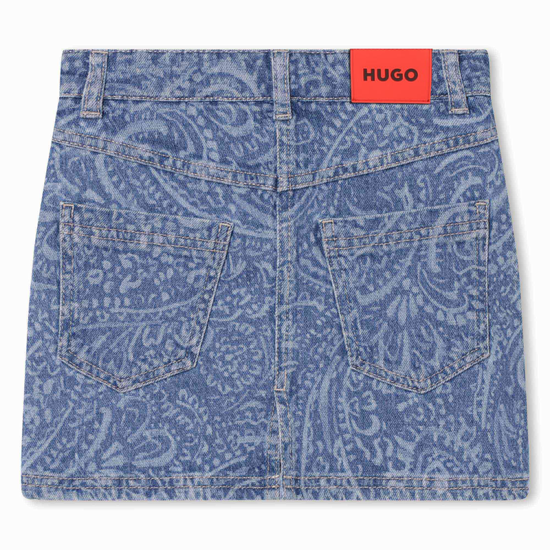 Short denim skirt HUGO 
                    GIRL