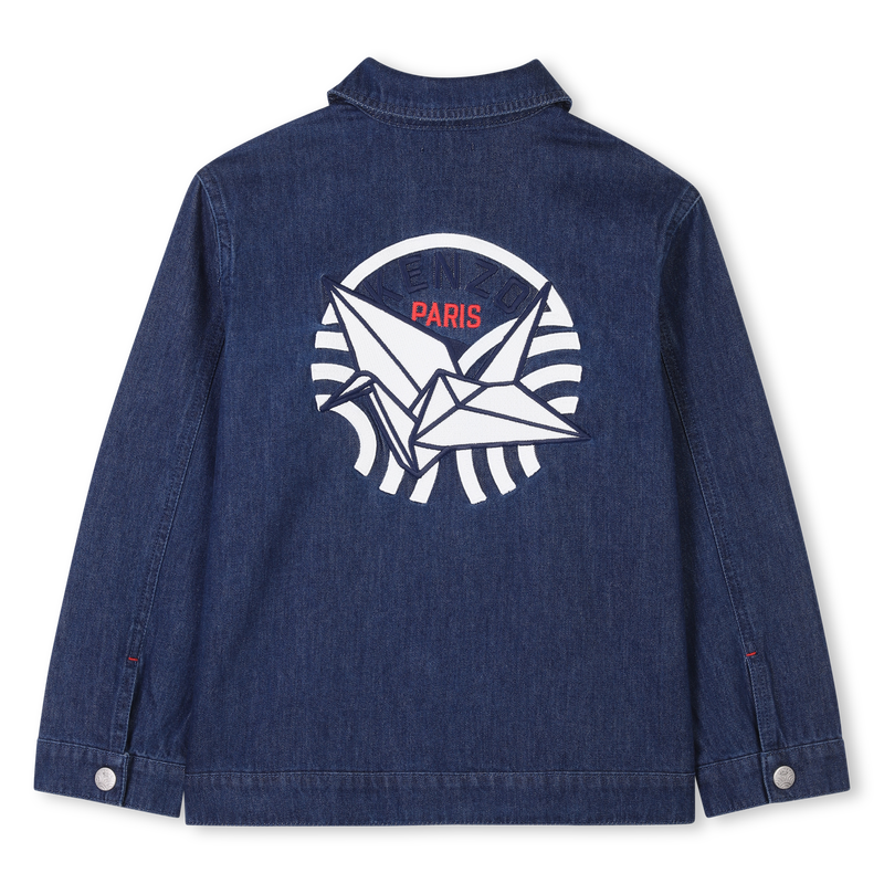 Cotton denim jacket KENZO KIDS 
                    UNISEX
