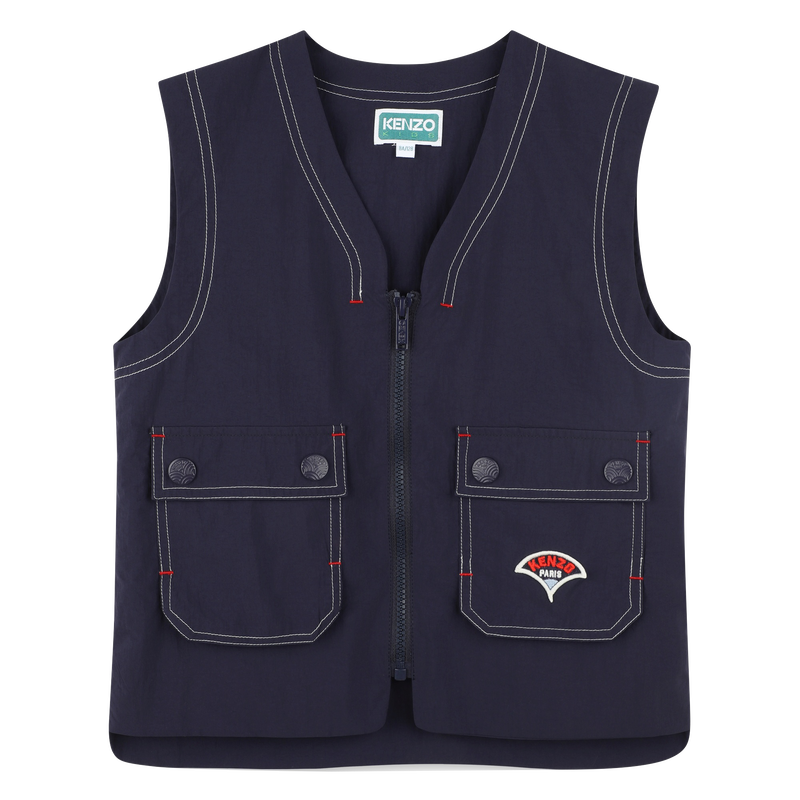 Zip-up vest KENZO KIDS 
                    BOY