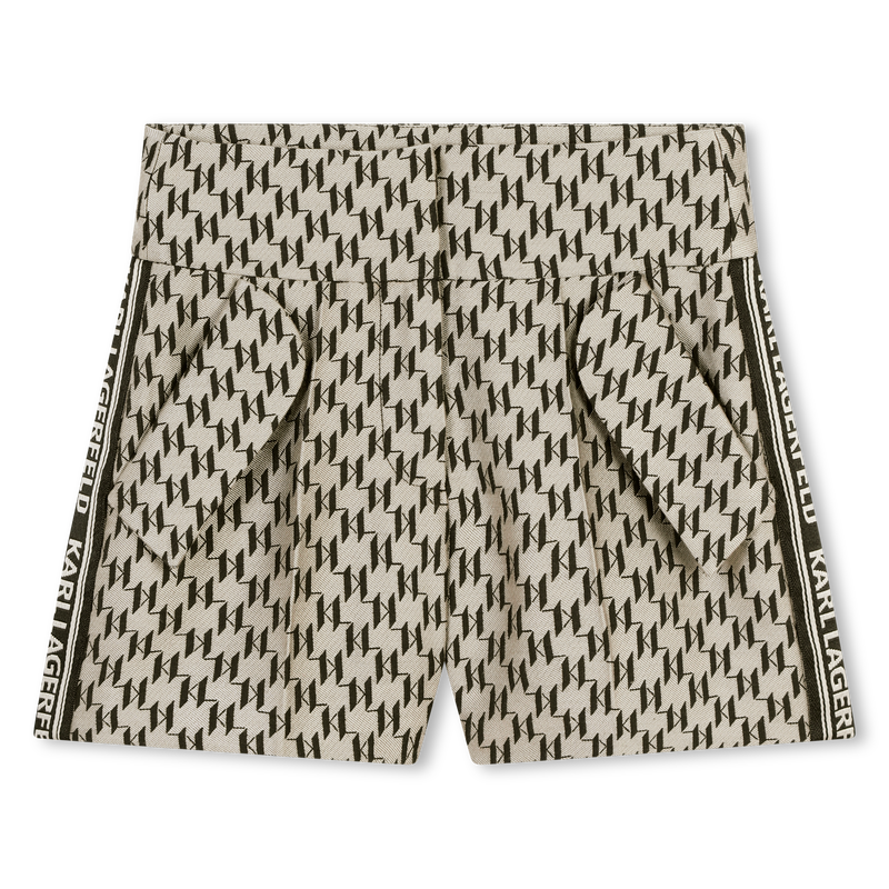 Printed Formal Shorts KARL LAGERFELD KIDS 
                    GIRL