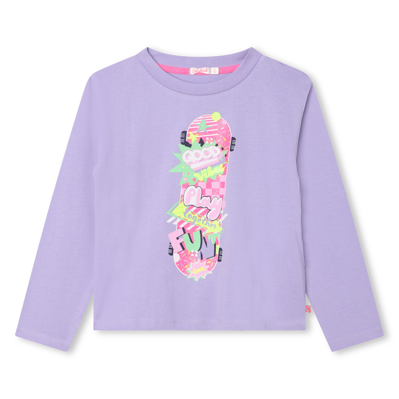 Graphic long-sleeve BILLIEBLUSH 
                    GIRL
