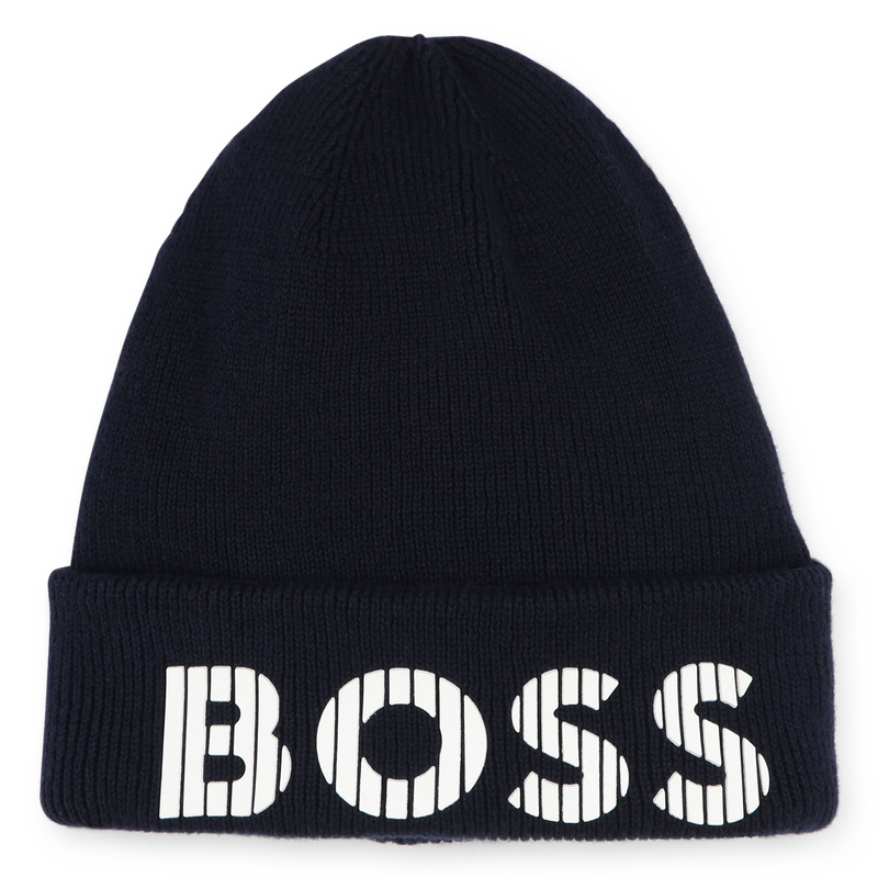 Logo Cuff Beanie BOSS 
                    BOY