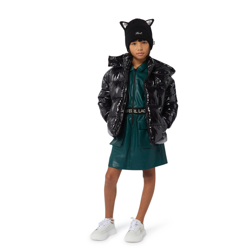 Zip-Up Shirt Dress KARL LAGERFELD KIDS 
                    GIRL