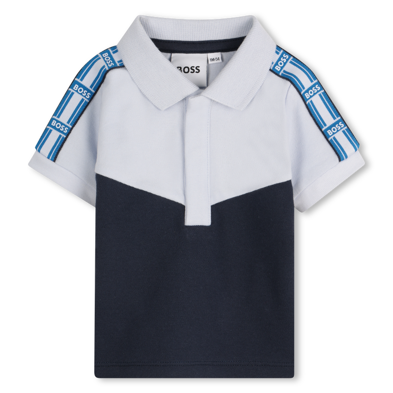 Polo shirt with sleeve trim BOSS 
                    BOY