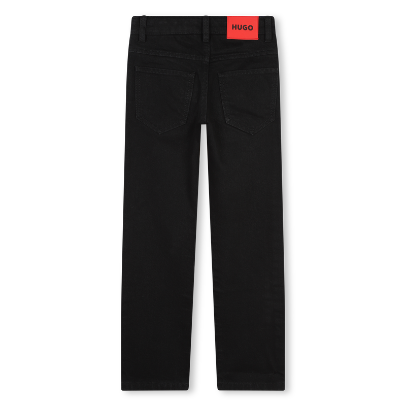 Cotton-Rich Straight-Leg Jeans HUGO 
                    BOY