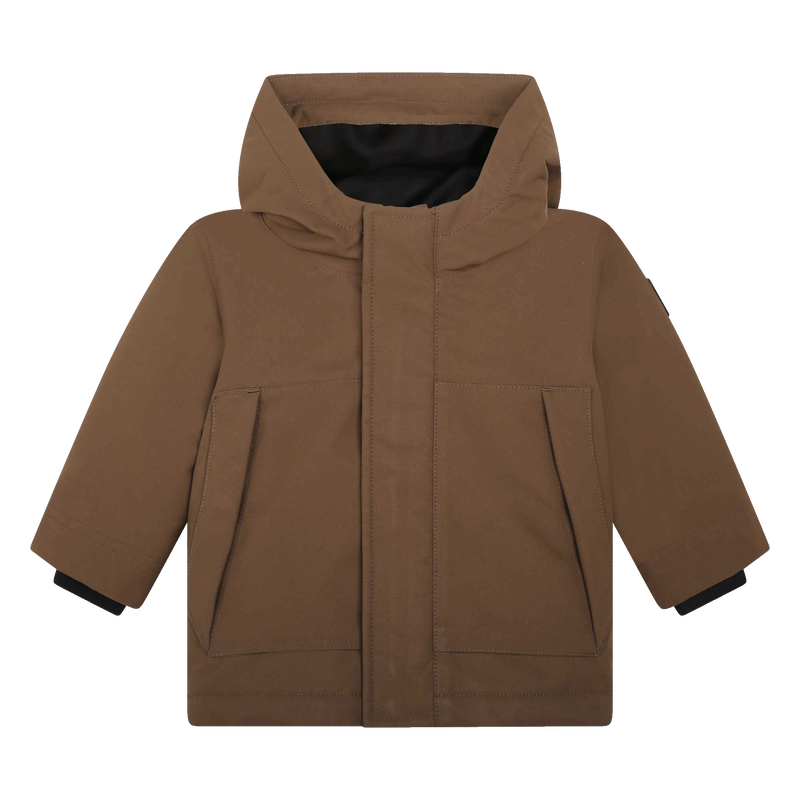 Plain hooded parka BOSS 
                    BOY