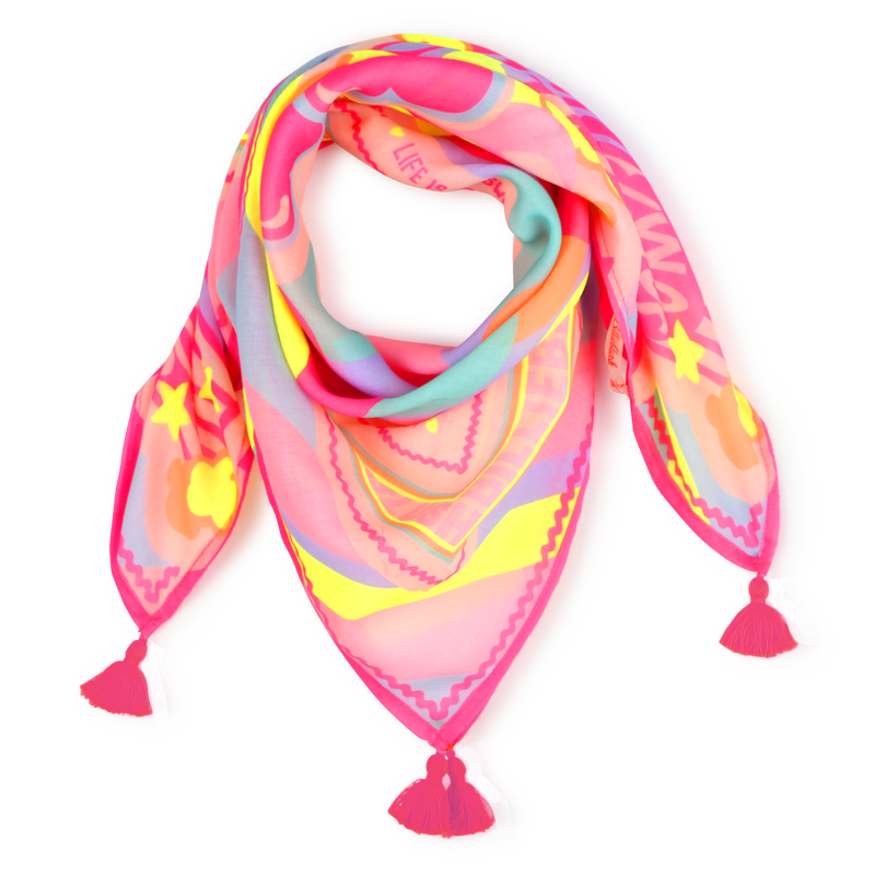 Printed square scarf BILLIEBLUSH 
                    GIRL