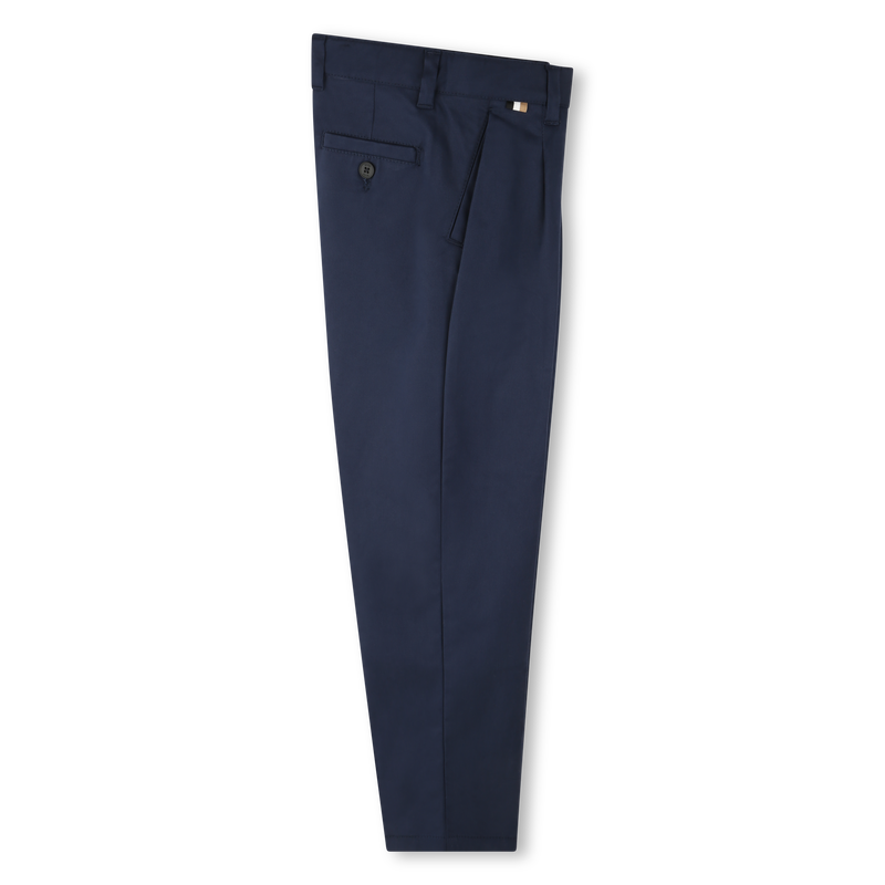 Plain Twill Chino Trousers BOSS 
                    BOY