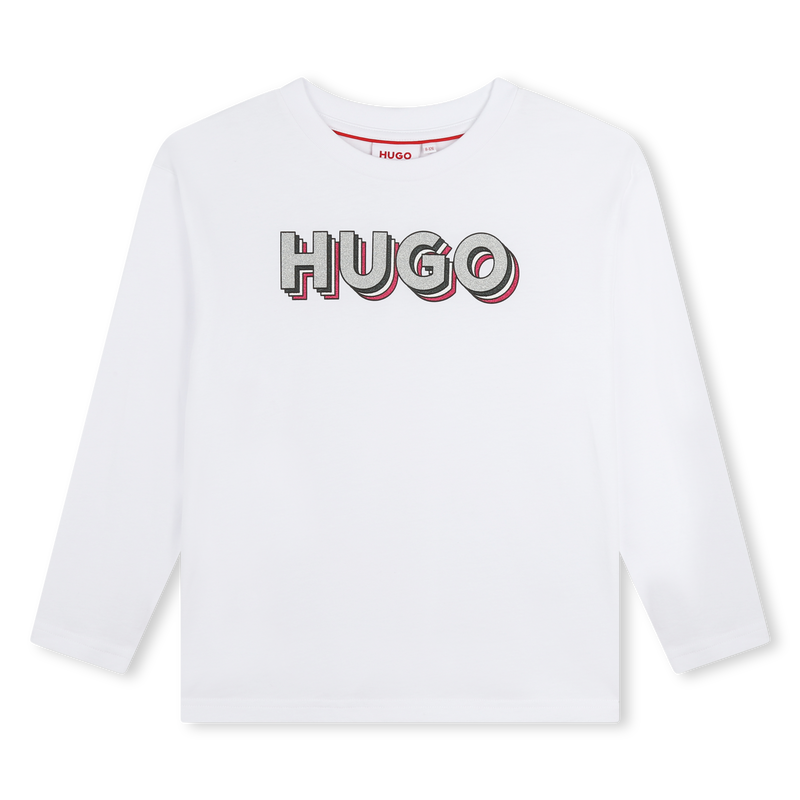 Logo Print T-Shirt HUGO 
                    GIRL