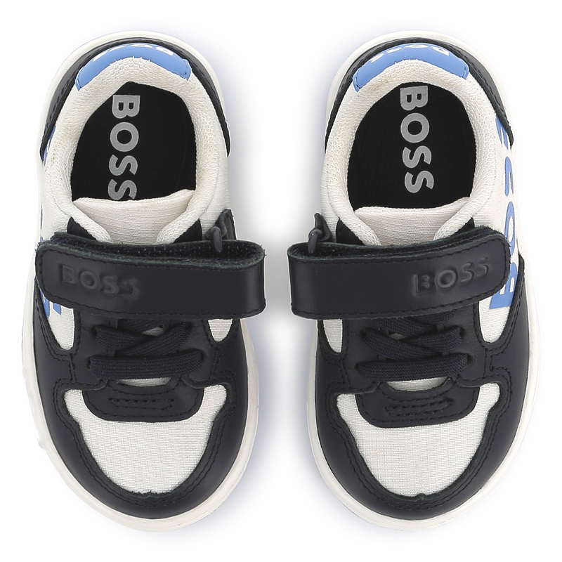 Leather lace-up sneakers BOSS 
                    BOY