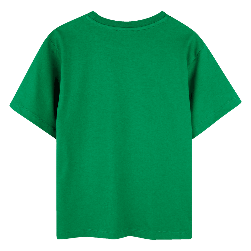 Embroidered T-shirt with patch KENZO KIDS 
                    GIRL