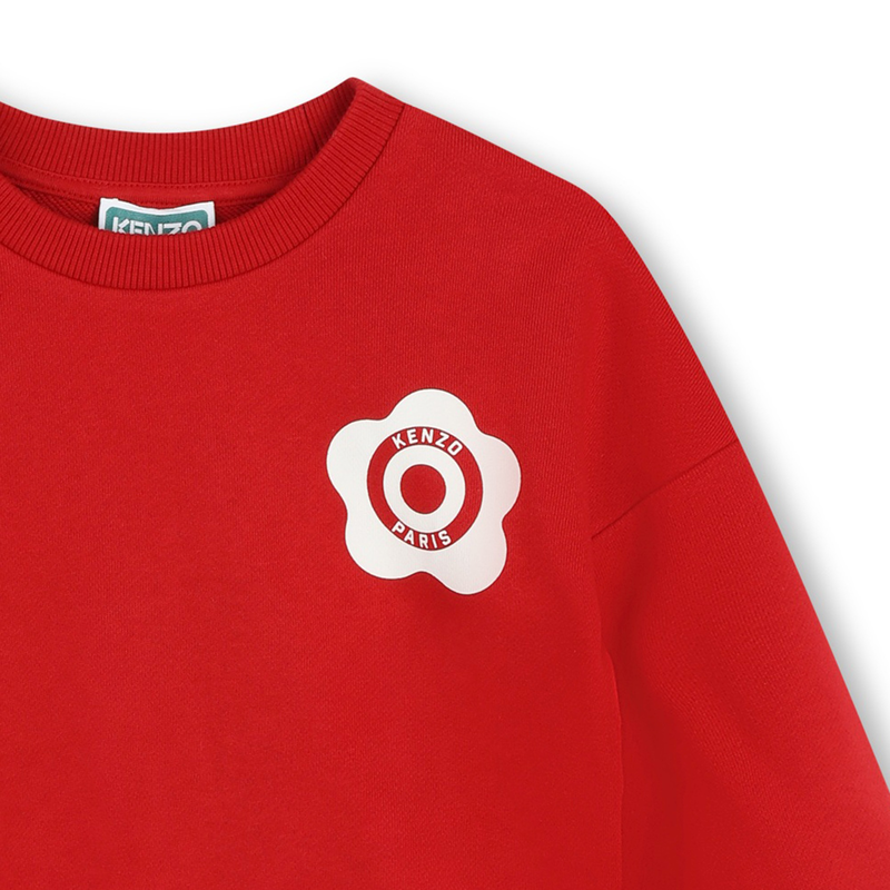 Cotton Fleece Sweatshirt KENZO KIDS 
                    GIRL
