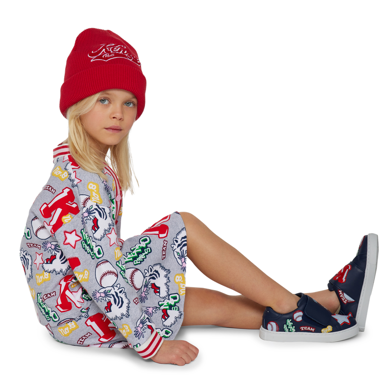 Embroidered velcro sneakers KENZO KIDS 
                    UNISEX