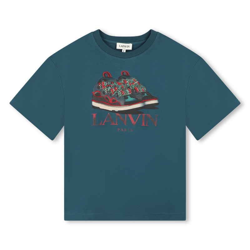 Sneaker Print T-Shirt LANVIN 
                    BOY