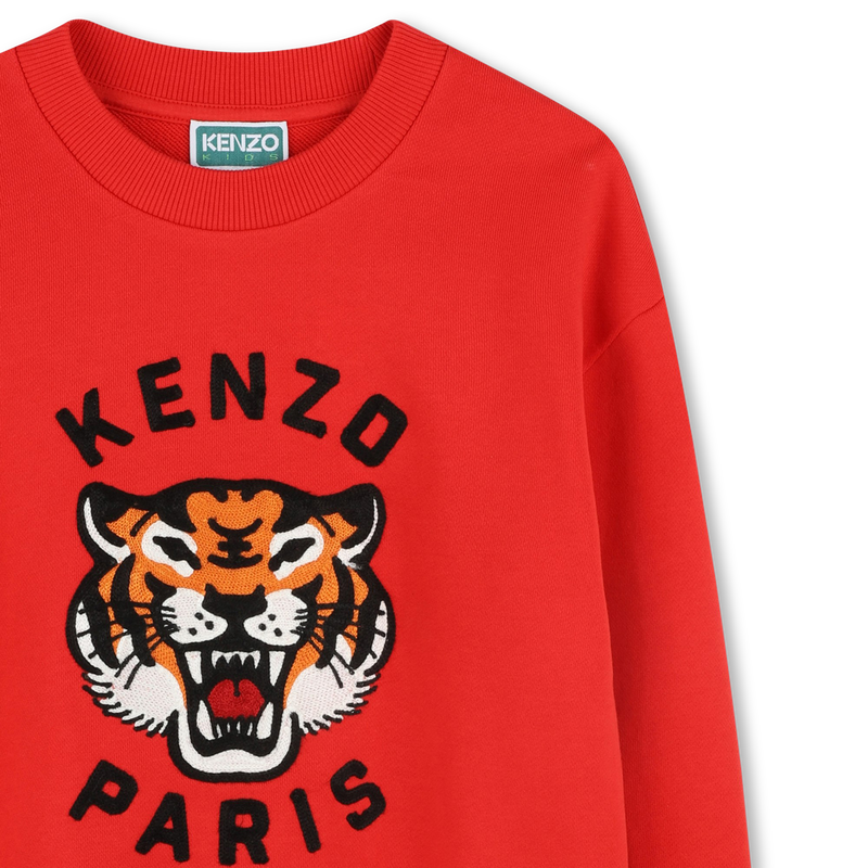 Embroidered Tiger sweatshirt KENZO KIDS 
                    BOY