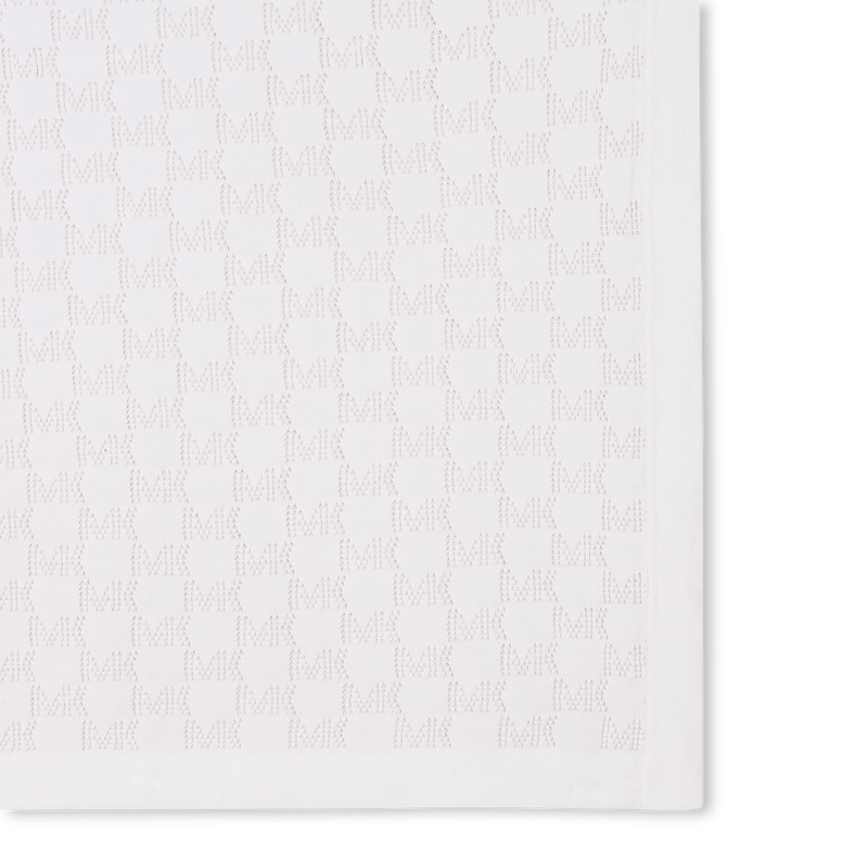 Cotton jacquard blanket MICHAEL KORS 
                    GIRL