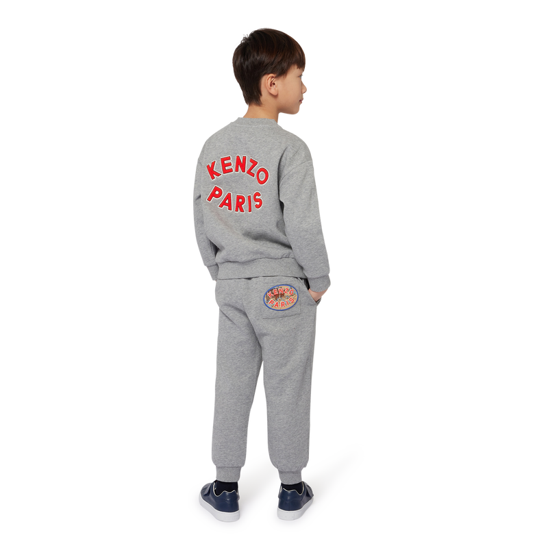 Embroidered Fleece Sweatshirt KENZO KIDS 
                    BOY
