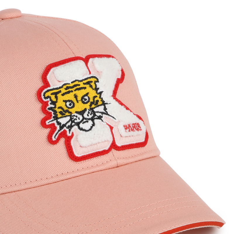 Patch cotton baseball cap KENZO KIDS 
                    GIRL