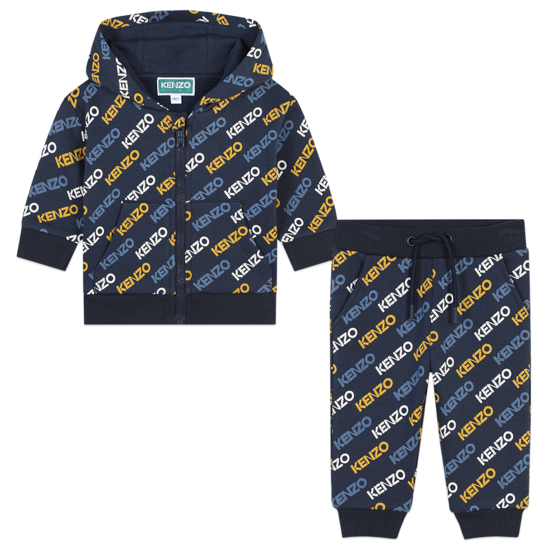 Hooded Cardigan & Trousers KENZO KIDS 
                    BOY