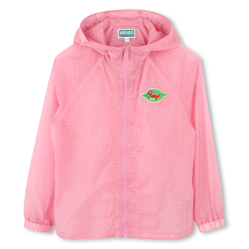 Water-repellent windbreaker KENZO KIDS 
                    GIRL