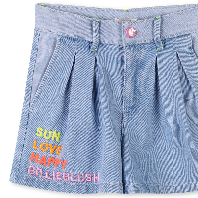 Adjustable-waist denim shorts BILLIEBLUSH 
                    GIRL