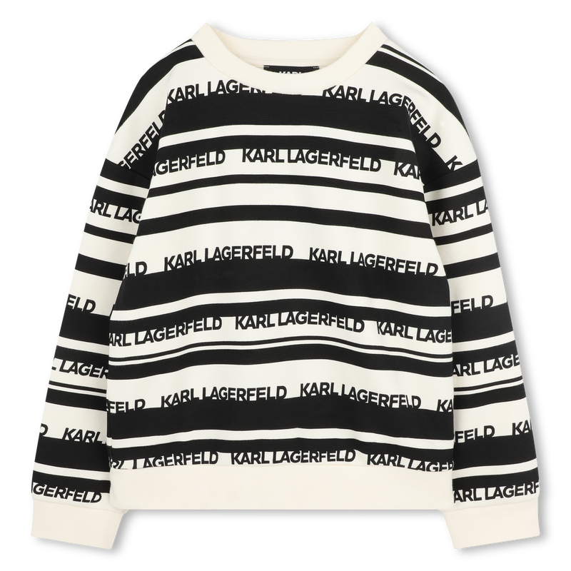 Striped sweatshirt KARL LAGERFELD KIDS 
                    BOY
