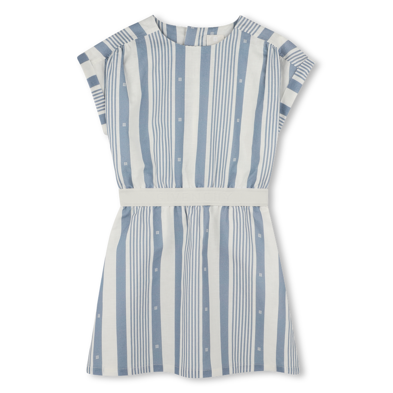Striped linen and cotton dress GIVENCHY 
                    GIRL