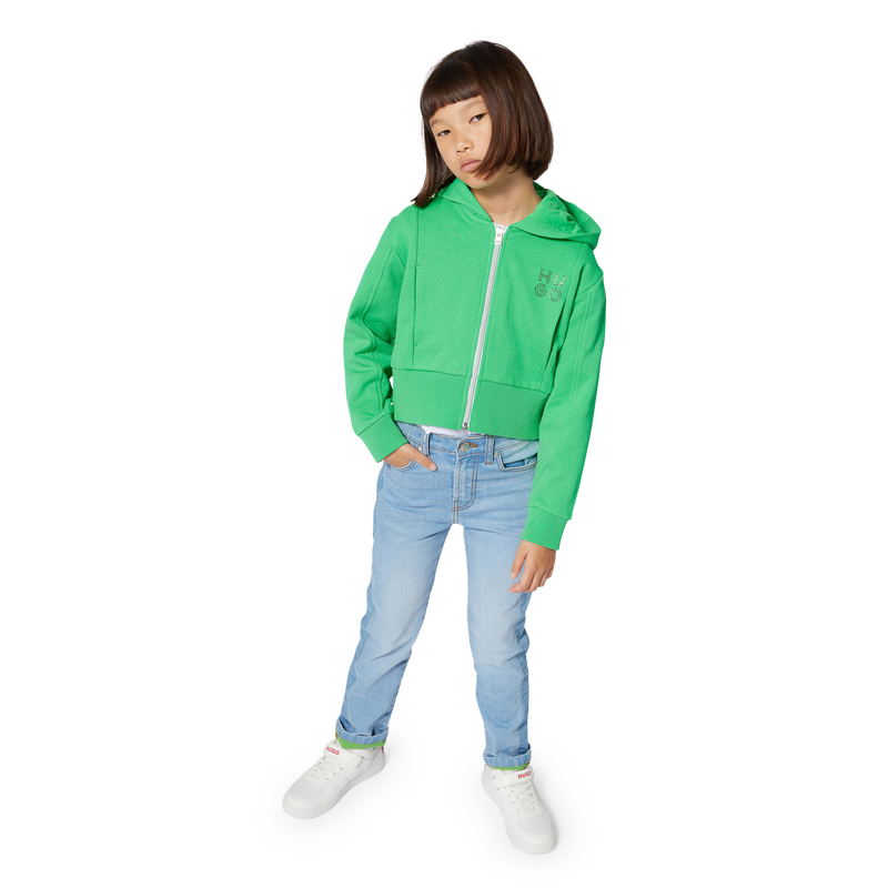 Hooded cardigan HUGO 
                    GIRL